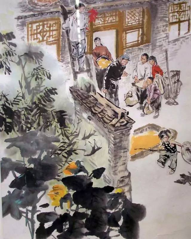 方增先国画作品欣赏，方增先国画人物精品(图6)