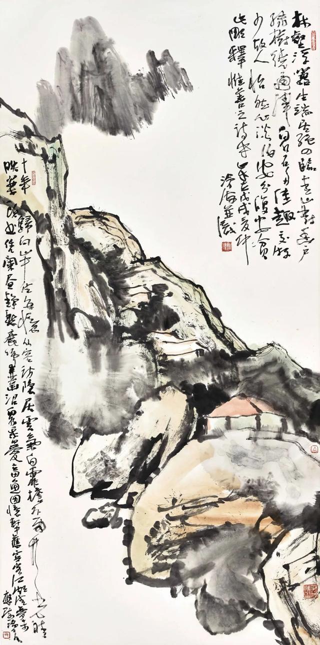 尹沧海国画山水画作品欣赏(图7)