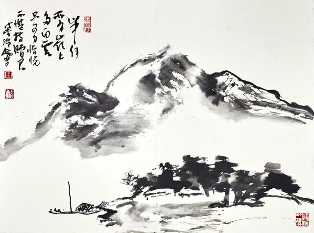 尹沧海国画山水画作品欣赏(图21)