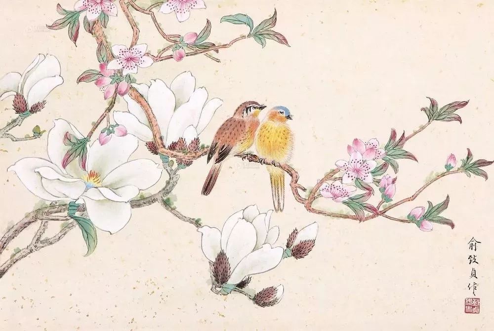 俞致贞花鸟画作品欣赏(图7)