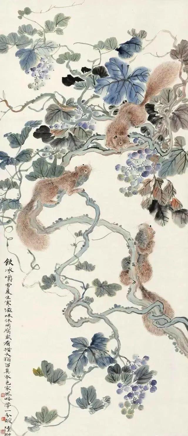 海派画家四大名旦花鸟画作品欣赏(图5)